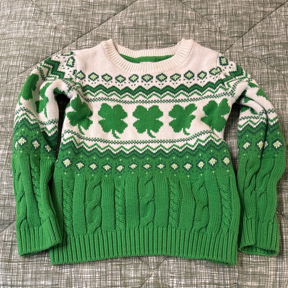 Gymboree St. Patrick’s Day ☘️ Sweater.